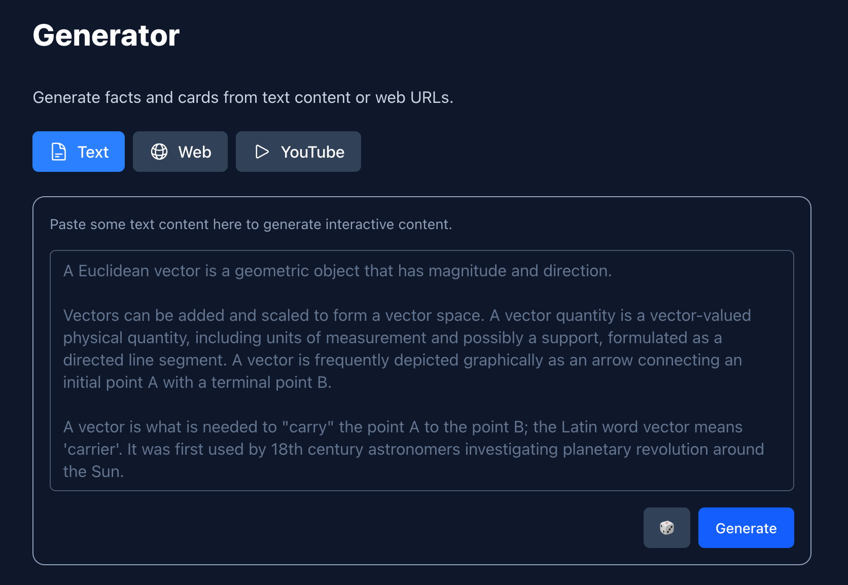 Generator